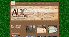 Desktop Screenshot of designconcrete.org