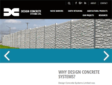 Tablet Screenshot of designconcrete.ca